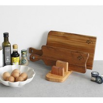 요리사선물 3칸도마정리대 나무꽂이 레스토랑 카페 깔끔 원목 쿠킹클래스 접시정리대 1인가구 주방수납