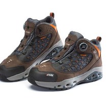 세련된 누벅가죽 6인치 미끄럼방지 안전화 발편한 건설현장 보호, KUK K-77 다이얼-265mm