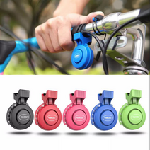 TWOOC 자전거 킥보드 벨 전자벨 전자혼 경적 클락션, BLACK