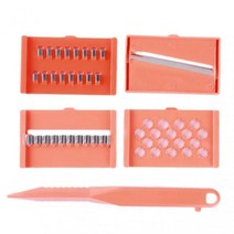 류수영채칼 편스토랑채칼 야채 슬라이서 다기능 스테인레스 스틸 수동 양배추 커터 강판 3 블레이드 주방, 02 02