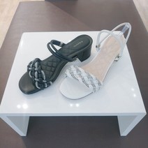 천연가죽 여성 4cm 슬리퍼샌들 LCWW40U326