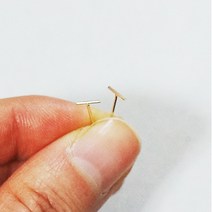 merryG 메리지 10K Real 골드 5mm 일자 라인 귀걸이 merryG 메리지