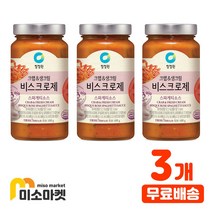 청정원 크랩&생크림 비스크로제 스파게티소스, 600g, 3개