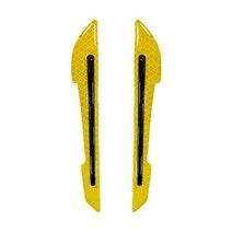 썬팅반사필름 반사 경고 자동차 스티커 자동차 미러 장식 모든 도어 충돌 방지 썬팅필름, 노란색