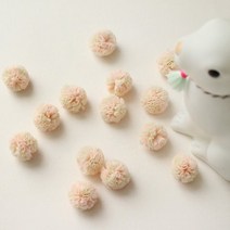 노랑피치 믹스미니레이스폼폼이5p, 단품