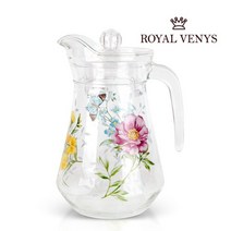 [로얄베니스] 버터플라이 물병 1.3L / 물통 / 유리저그