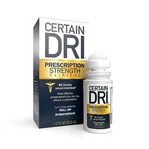 1.2 Fl Oz (Pack of 1) Unscented Certain Dri Prescription Strength Clinical Antiperspirant Roll-On, 1개