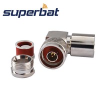 케이블 RG213RG8LMR400 용 Superbat N 수 클램프 직각 RF 동축 커넥터