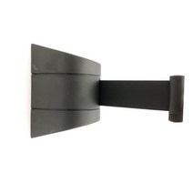 최대 5m/10m 벨트 길이 벽 장착형 개폐식 리본 배리어 (스트라이프 포함) 분리 된 지역 군중 제어용, 01 Black_01 5M, 01 Black_01 5M