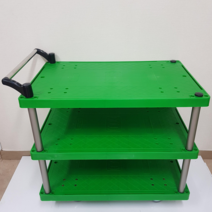 3단카트 대 540*850 PVC바퀴 회색바퀴 무음바퀴 핸드카트 사각대차 구르마 밀차 다용도대차 카트 서빙카트, 3단카트 대 540*850 무소음바퀴