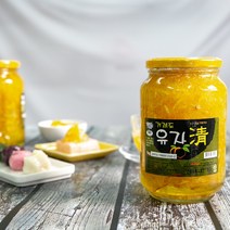 친환경 거제 프리미엄 무농약 유자청 2kg, (2kgx2병)