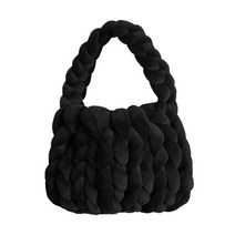 위트렌드 오후의바스켓 벨벳 자이언트얀 1kg 가장 빅얀 루피 망고 뜨개 핑거니팅 실, 13. 벨벳 블랙, 1개