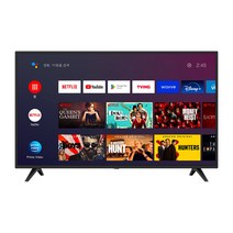 LG IPS패널 중소기업 43인치 FHD 스마트 TV 에너지효율 1등급 안드로이드11 스마트티비 넷플릭스 유튜브, 스탠드 설치