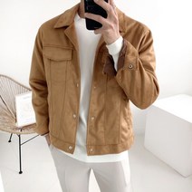 남자 세미 스웨이드 투포켓 트러커 자켓(2color)