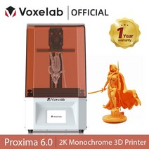 voxelab proxima 6.0 모노 lcd 3d 프린터 uv 수지 프린터 2k 흑백 화면 3d 인쇄 고속 sla 3d 프린터