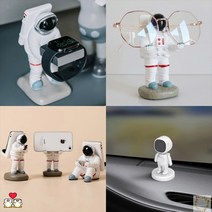 우주비행사 애플워치거치대 안경거치대 차량용거치대 인테리어 5종 스마트폰거치대 핸드폰거치대 거치대, 아스트로 후크 스토리지 3개 세트(디자인당 1개씩)_독