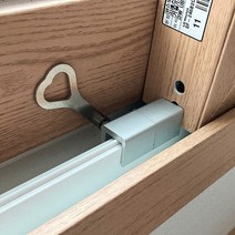 창문 잠금장치 하트열쇠/방충망 미닫이문 방범 크레센트 스토퍼, 단품