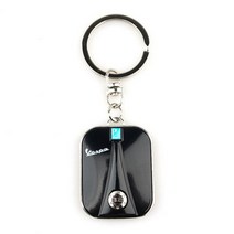베스파GTS125 오토바이 키 체인 링 Piaggio VESPA GTS300 Sprint Primavera 슈퍼 GTV LX PX ET 150 GTS 300 ie LXV 125, Black