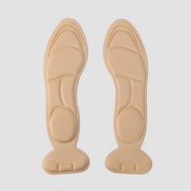 굿즈트리 둥근코 볼록 쿠션깔창 / 발뒤꿈치보호 구두깔창, 단품없음