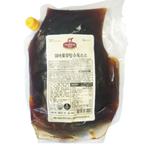 쉐프원 꿔바로우 탕수육 소스 2kg 대용량 업소용 술안주 완제 소스 특제
