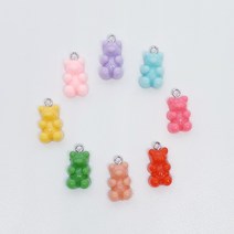 하리보 곰젤리 파스텔 베어키링 하리보목걸이 액세서리 부자재 데일리악세사리 가방키링만들기