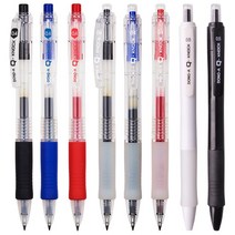 동아 Q-Knock 볼펜 0.4mm / 0.5mm / 속건성 잉크펜 / 큐노크, 0.5mm 스탠다드 레드