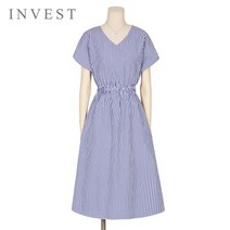[인베스트] 내추럴줄무늬밴딩원피스_V2M1OP3830