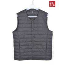빈티지/ 유니클로 초경량 다운 패딩조끼/남성M/9291