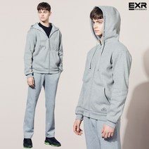 [EXR] 남성 데일리 원마일웨어 트랙수트 세트 멜란지그레이