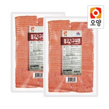 판매자 햇살누리 상품 사조오양 슬라이스햄 1kg x 2개, 1세트