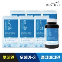 [베스처] 루테인 플러스 오메가3 멀티비타민 앤 미네랄 6병(12개월분), 상세 설명 참조, 상세 설명 참조