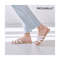 [피카딜리] [공식수입원] [PICCADILLY] 418054 슬리퍼 화이트(1.5cm)