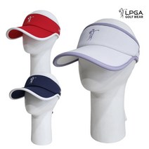 LPGA 엘피지에이 골프 여성 여름 썬캡 모자 205AP-507, FREE, 네이비