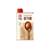 백설 진한 참기름, 500ml, 3개