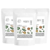 좋은아침 쑥차 50티백 쑥청차(강화쑥 생강 계피 참당귀뿌리), 3개
