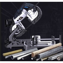 평판커팅기 밴드 톱 스텐 금속 절단기 수평톱 목공, 띠톱 베어 메탈(베이스 없음)