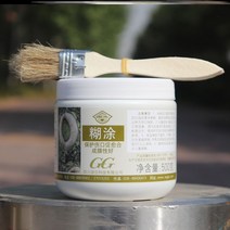 톱신페스트 나무상처 보호제 수목 상처 보호 연고제 식물영양제 복합비료 영양제 비료, 녹색 500g (브러쉬 포함)