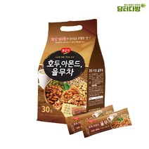 STNY_광야식품 호두 아몬드 율무차 30스틱 가루 분말 든든한 식사대용 견과류 국산