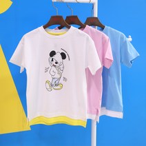 인디고뱅크키즈 2021 여름의 시작!!! [시즌 마감 50%]귀욤 미키마우스 시리즈~ 아동 공용 루즈핏 미키 반팔 티셔츠