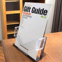 브로셔 꽂이 아크릴꽂이 테이블스탠드쇼케이스 카달로그브로셔꽂이, 제품선택, A4-투명