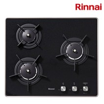 [KT알파쇼핑]린나이 3구 빌트인 가스렌지 RBR-PF3000_220V점화방식, LNG_설치지원방식_상세페이지참조, LNG
