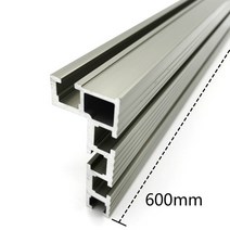 알루미늄레일 액자걸이레일 슬라이딩레일 600mm/800mm 알루미늄 프로파일 울타리 높이 74mm T-트랙 및 슬라, 02 1pc 600mm