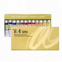 나skswint_알파색채 채향 동양화 물감세트 15ml 12 학교 학원 미술용 한국화 수업용 학습용 교육용 그림♥winters, ♥나누리겨울!, ♥newvel