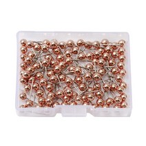 코르크 콜크 보드판 까꿍판 환경판 메모판 메뉴판 1000PCS 맵 압정 푸시 핀 4MM 6MM 플라스틱 헤드 스틸 포, 03 주황색_02 4mm