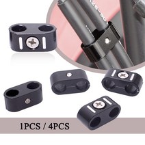 할리 호환오토바이 브레이크 케이블 와이어 라인 클립 스로틀 홀더 7/8mm 용 고정 클램프 Harley 1984-up, 02 4PCS