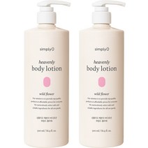 심플리오 헤븐리 비건인증 바디로션 500ml 와일드플라워, 6개
