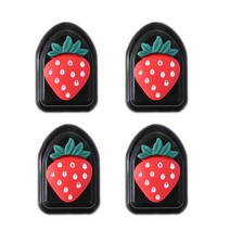 4PCS 동물 자동차 후크 벽 마운트 홈 장식 꽃 잡화 홀더 후크 다기능 마스크 키 주최자 옷걸이 옷걸이, 색깔4