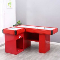 편의점 포스 계산대 마트 결제 테이블 카운터 약국 선반, 계산대 화이트(120cm)