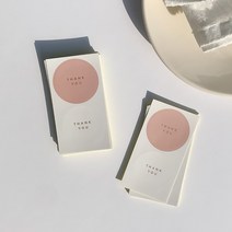 포장스티커-러블리 금박 땡큐스티커 (20개 1set), 1개