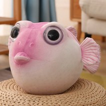 복어 인형 장난감 귀여운 어린이 선물 쓸모없는 선물용, 33cm, 녹색 복어
